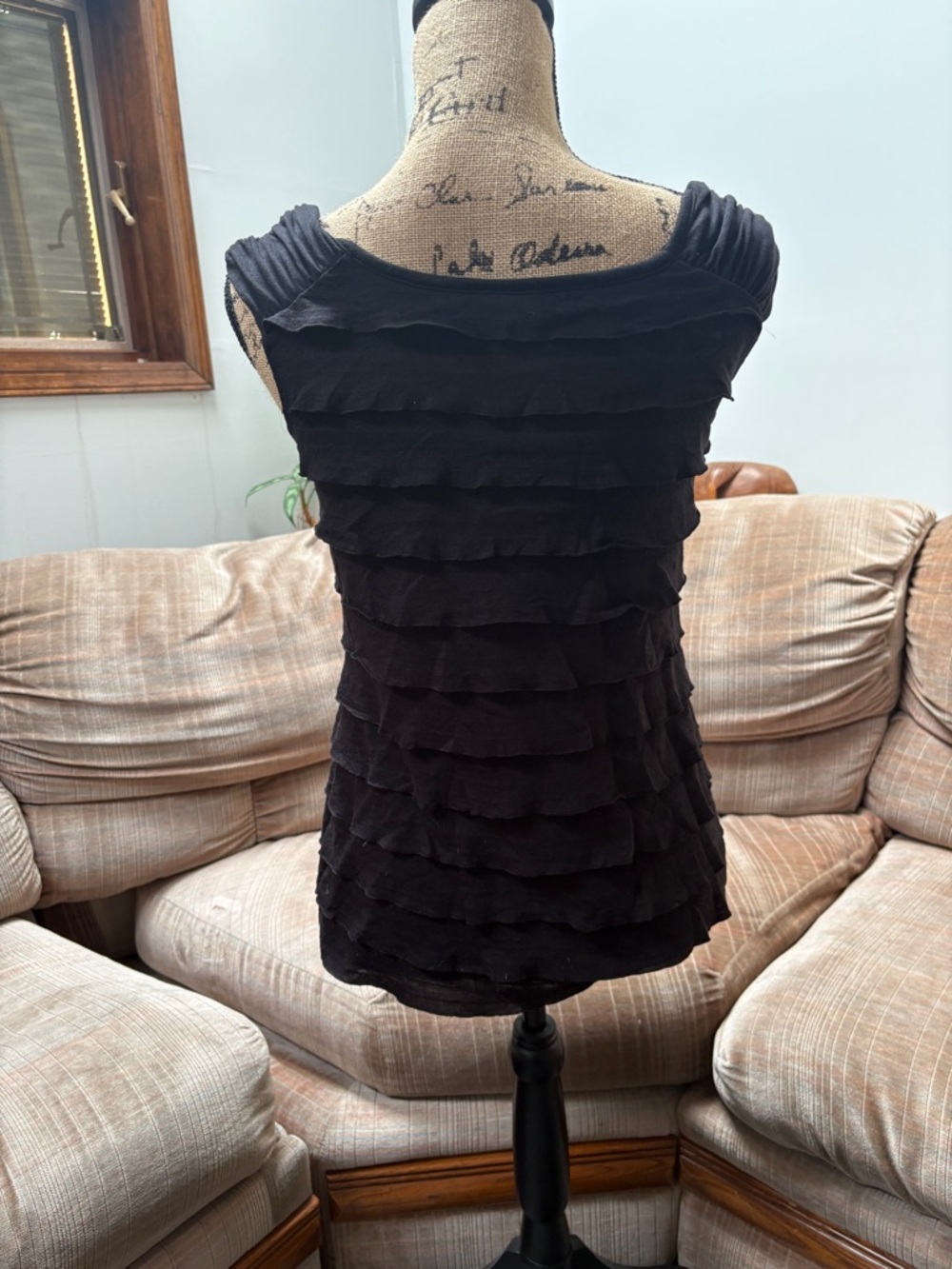 AB Studio Ruffled Top - Picture 2 of 5